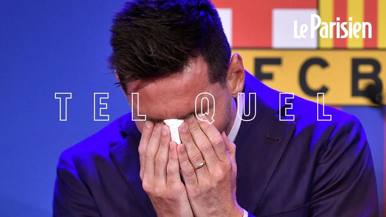 Départ du FC Barcelone: les larmes de Messi avant sa