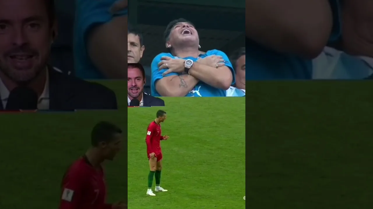 Fernando palomo  Mariano cloos narrando a Messi y cristiano