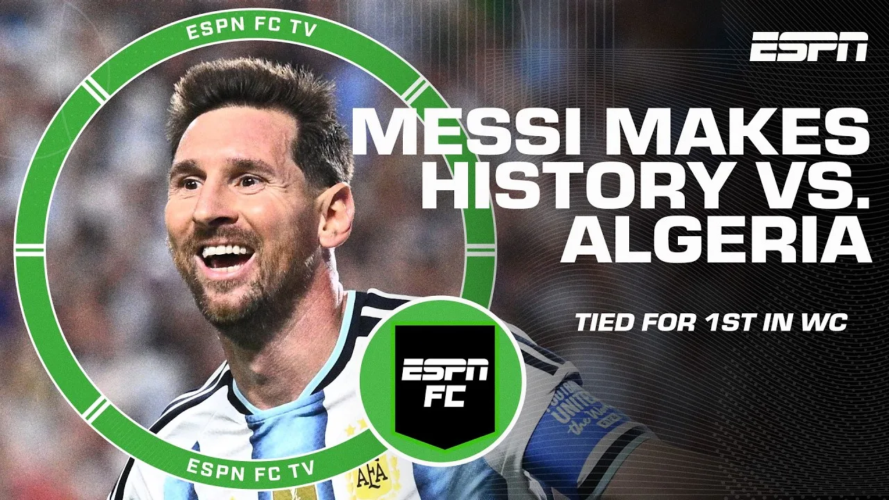 LIONEL MESSI HAT TRICK 🔥 Réaction à la victoire de l’Argentine contre l’Algérie à la Coupe du Monde | ESPN FC
