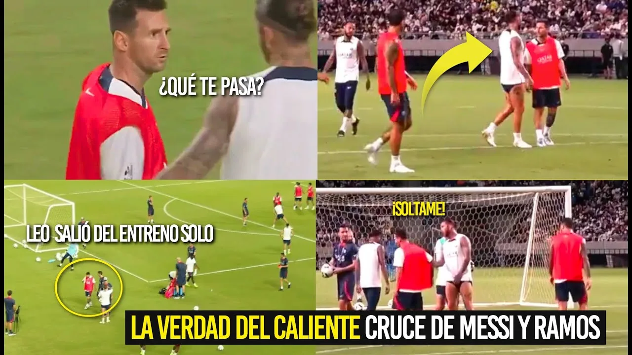 TODO LO QUE PASÓ ENTRE MESSI Y RAMOS LEO SE SALIÓ DEL