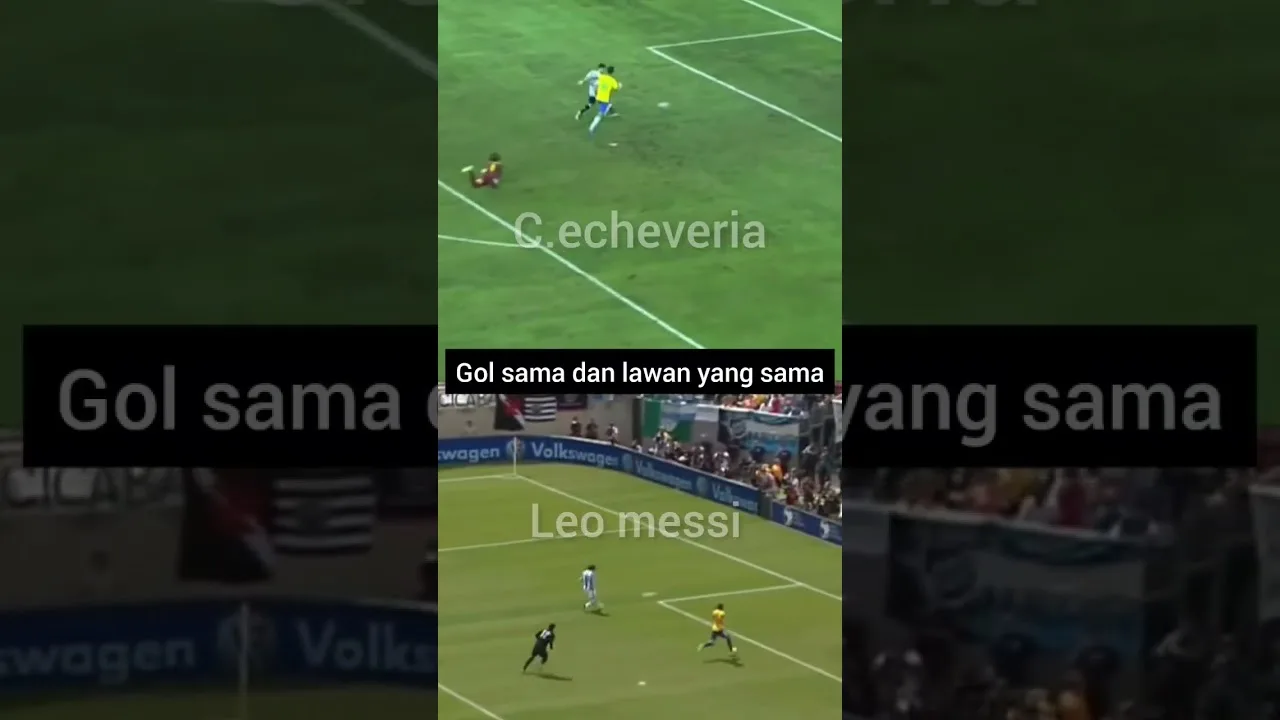 kok bisa mirip banget? #argemtina #brasil #leo #messi