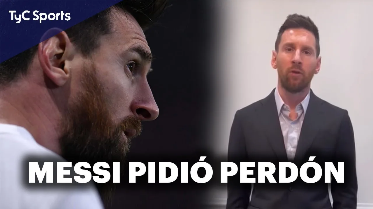 LIONEL MESSI  « QUIERO PEDIRLE DISCUPLAS AL PSG Y A MIS