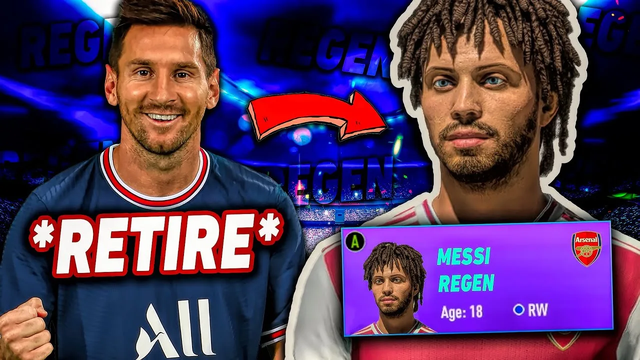 I *FORCED* Lionel Messi to RETIRE… Then PLAYED the Career