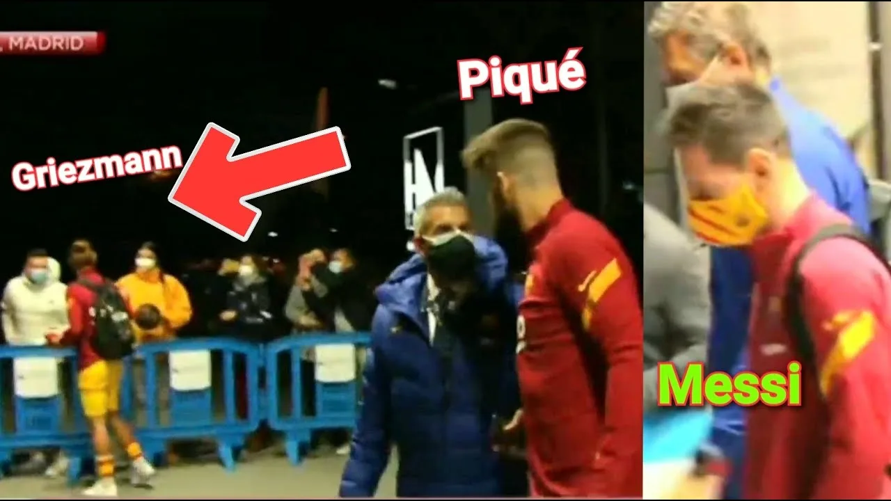 Leo Messi y Pique Lo qué paso Después del partido del