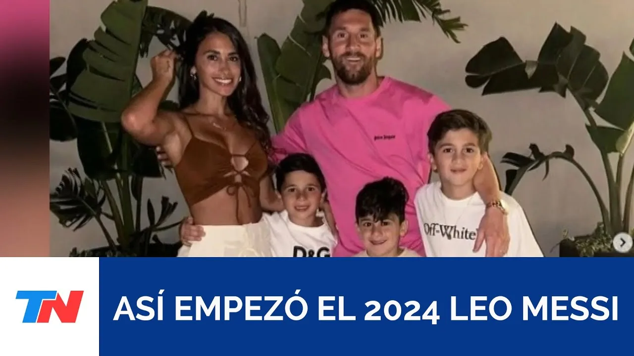 EL AÑO NUEVO DE LIONEL MESSI