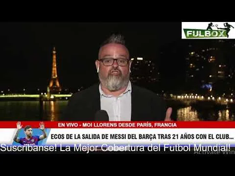 Reporte desde París Leo Messi rumbo PSG se DESPIDE de