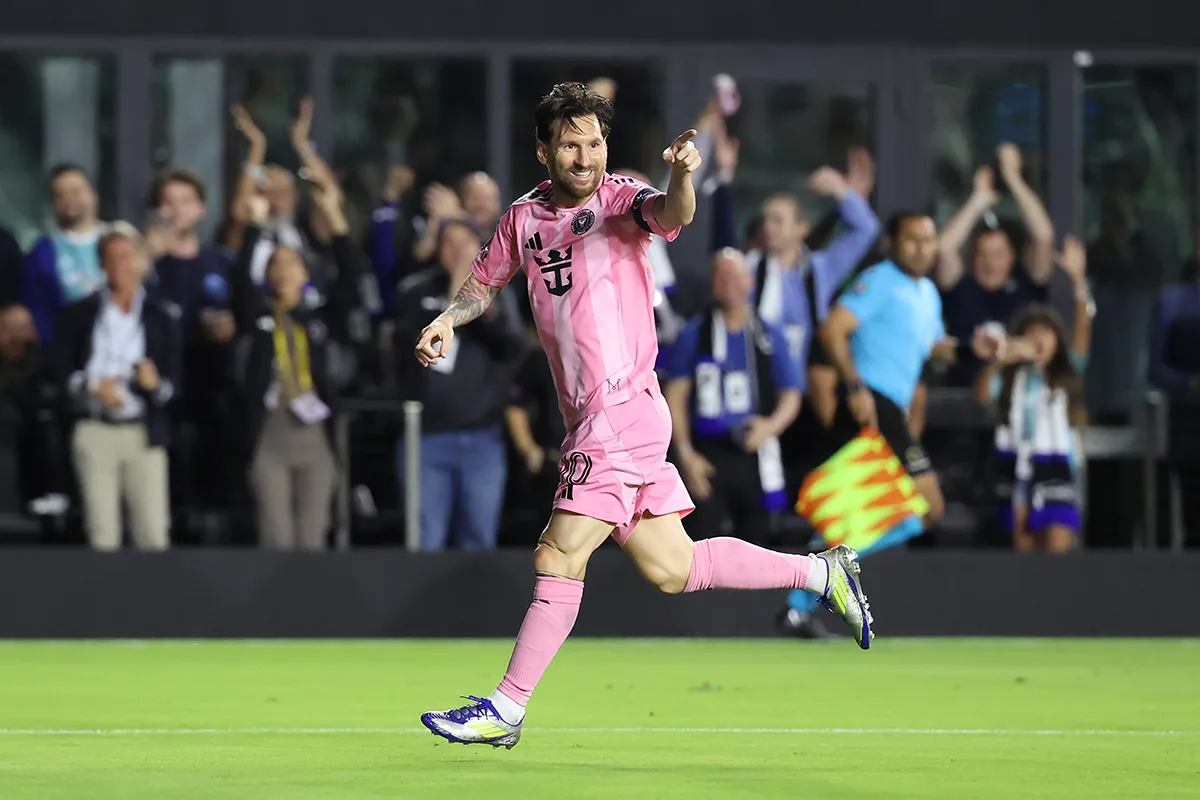 Lionel Messi et Inter Miami CF vs Los Angeles Football Club Headline Fox Sports Présentation de la Coupe des champions de la CONCACAF des quarts de finale de la CONCACAF CONCACAF