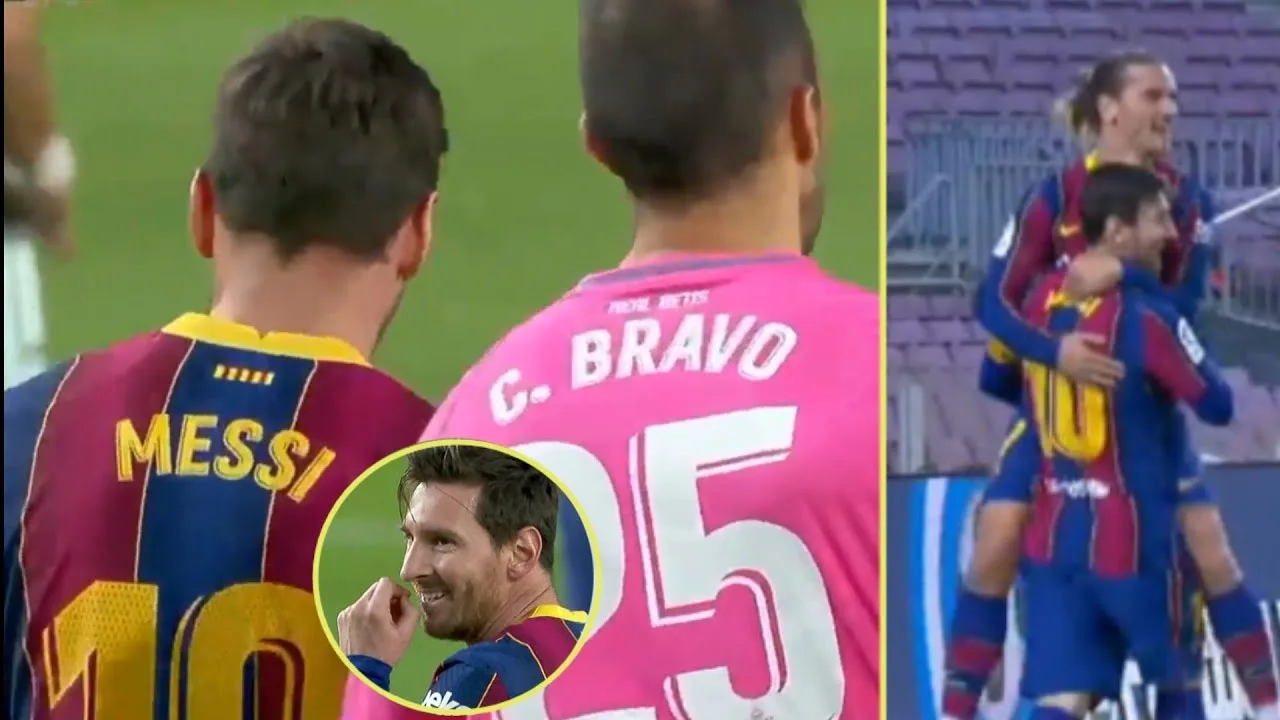 Lionel Messi & Claudio Bravo's Funny Moment ! Messi