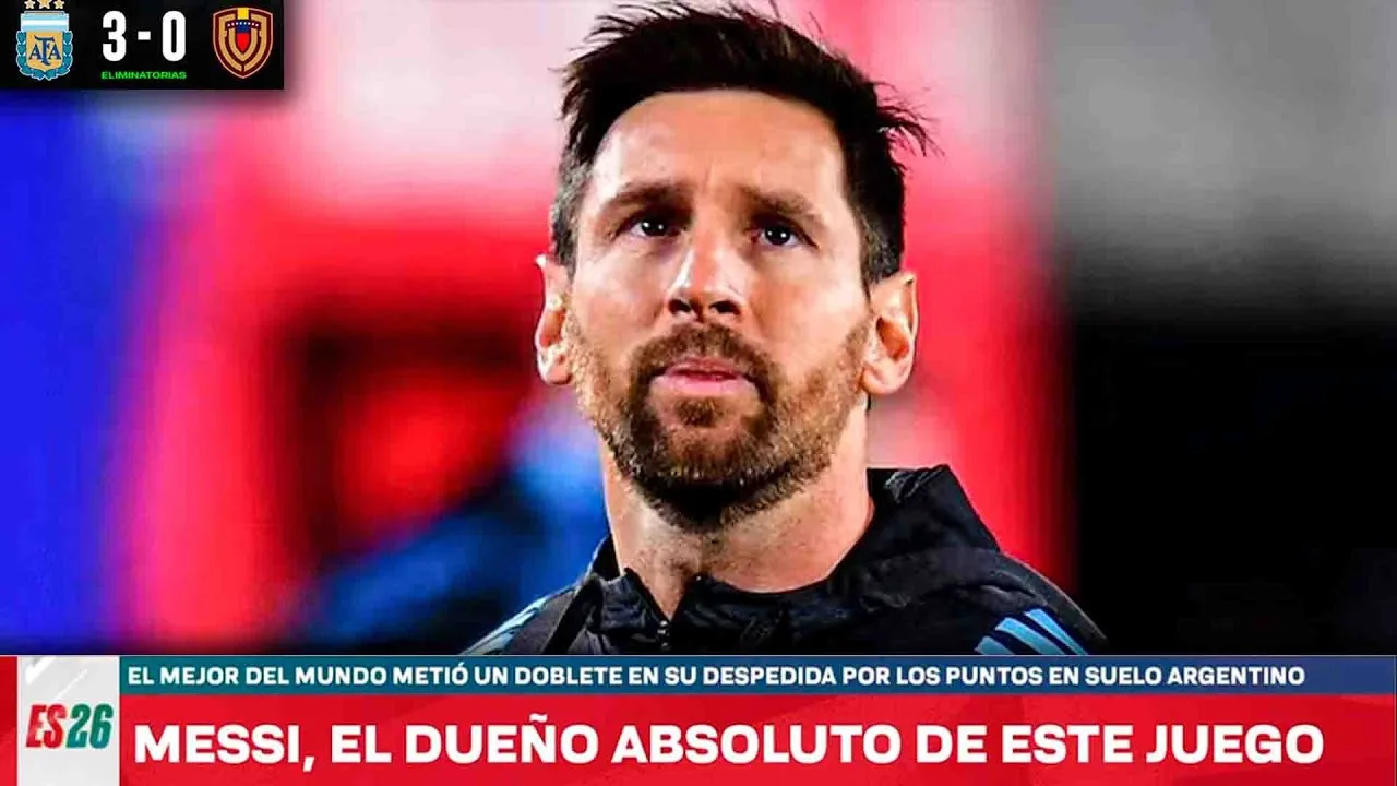 💥💣 Émotion totale | C’est ainsi que Messi a vécu son dernier parti officiel en Argentine