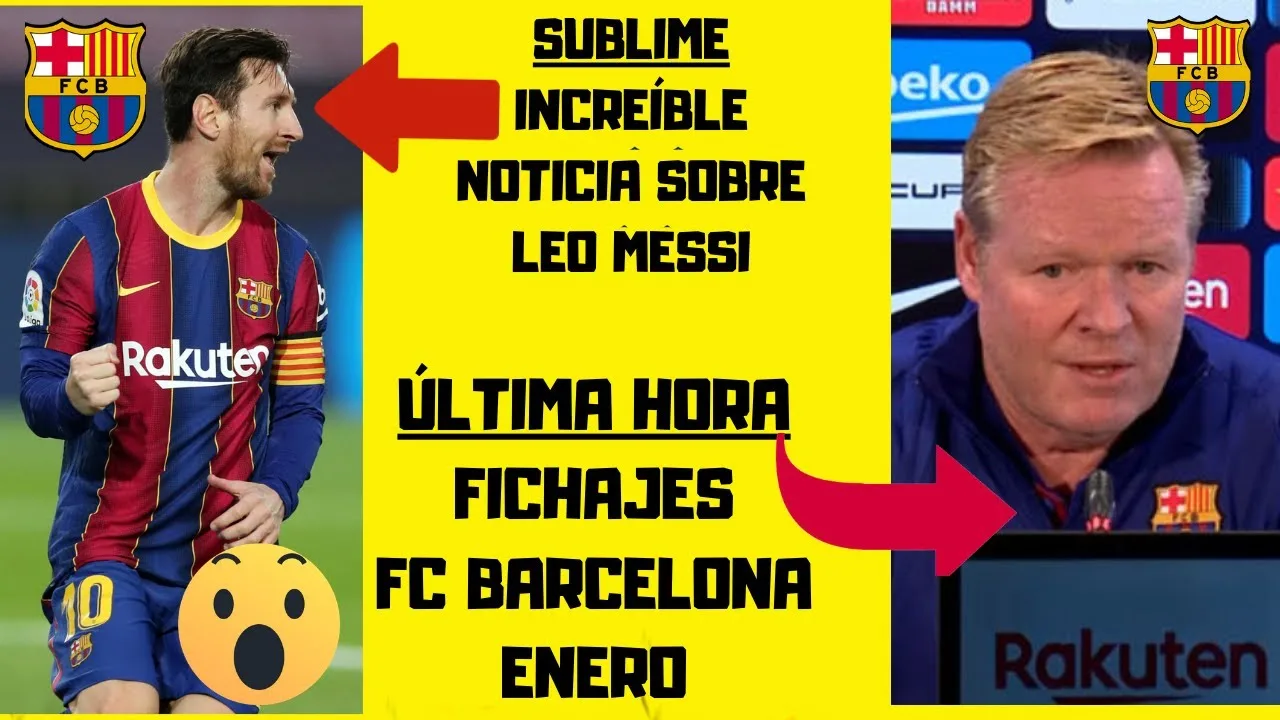 Brutal Noticia sobre LEO MESSI Estrategia FICHAJES FC