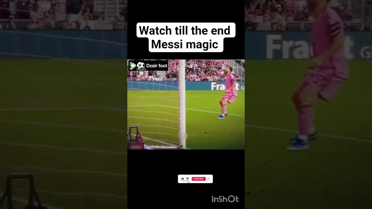 Un autre objectif de Masterclass de Lionel Messi ⚽✨