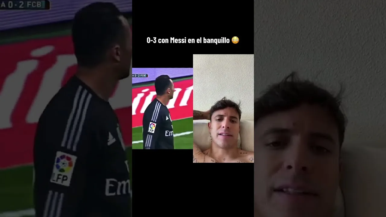 Real Madrid 0 3 FC Barcelona con Leo Messi en el banquillo