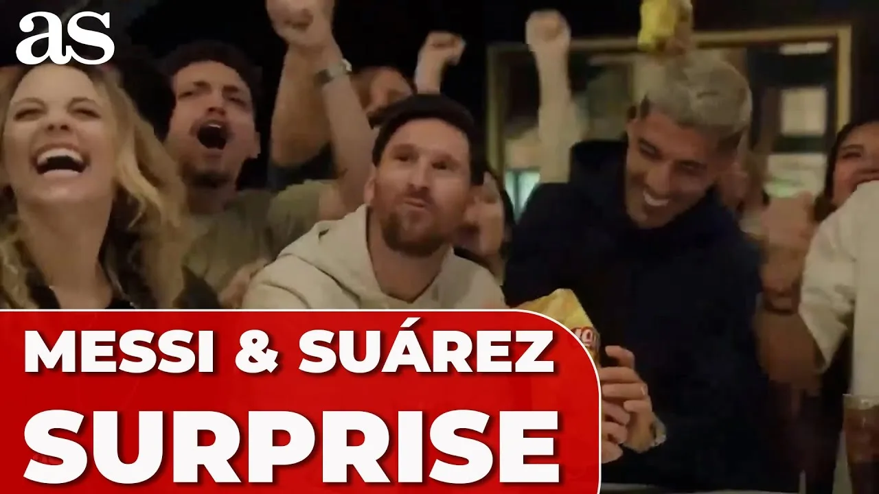 Messi, Henry & Luis Suárez surprise fans de Miami Bar dans l’annonce de New Lay