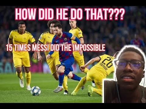 NBA fan reacts to Lionel Messi 15 CRAZY Plays