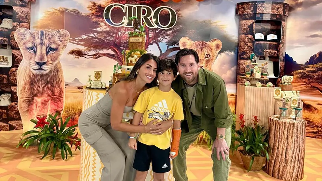 Un anniversaire de film pour le plus jeune fils de Leo Messi et Antonela Rocuzzo