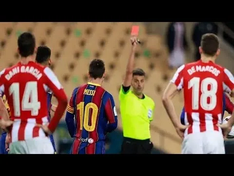 Lionel Messi vs Athletic Bilbao (Red Card) 2021 | 1080i HD