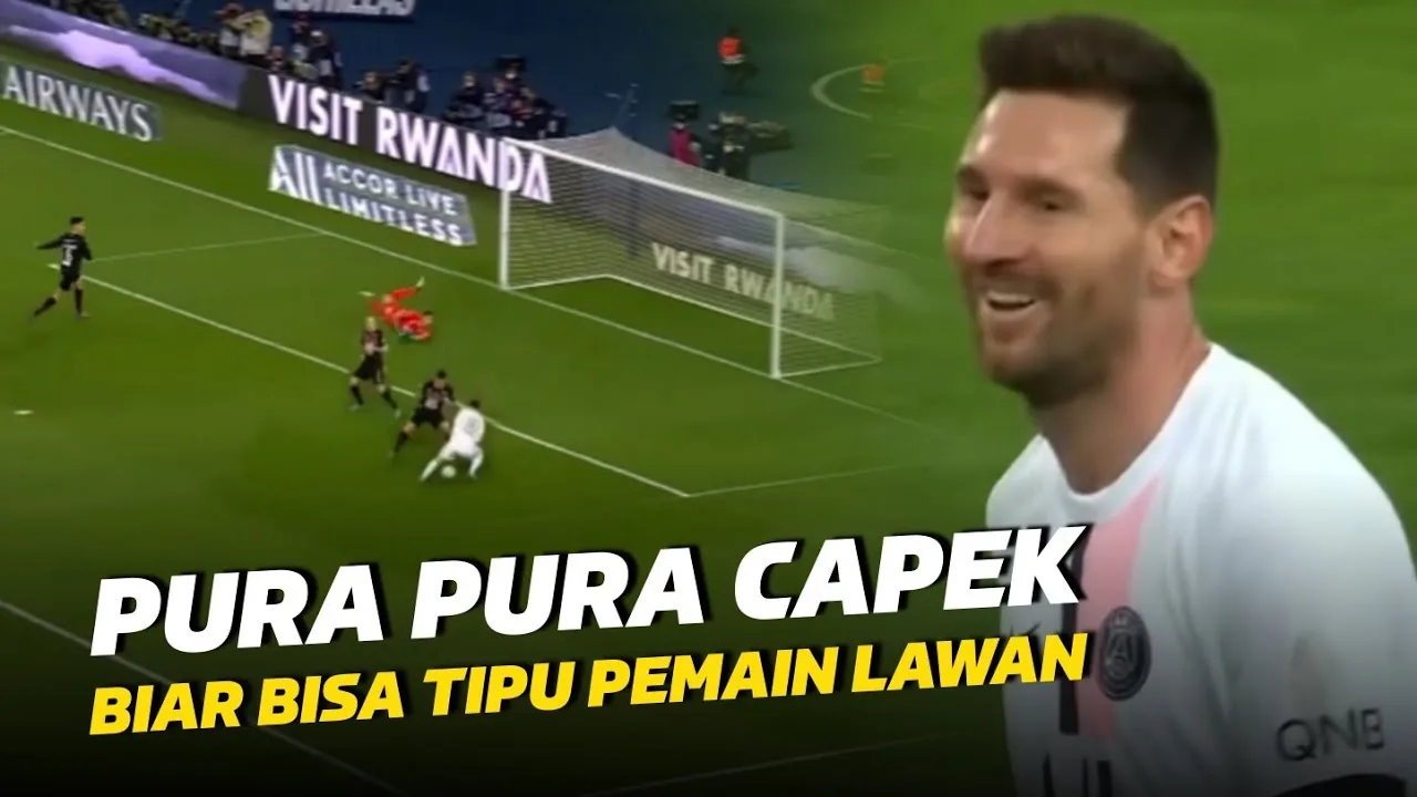 GAK ADA AKHLAKLihat Aksi Gila Leo Messi Saat Tipu Pemain