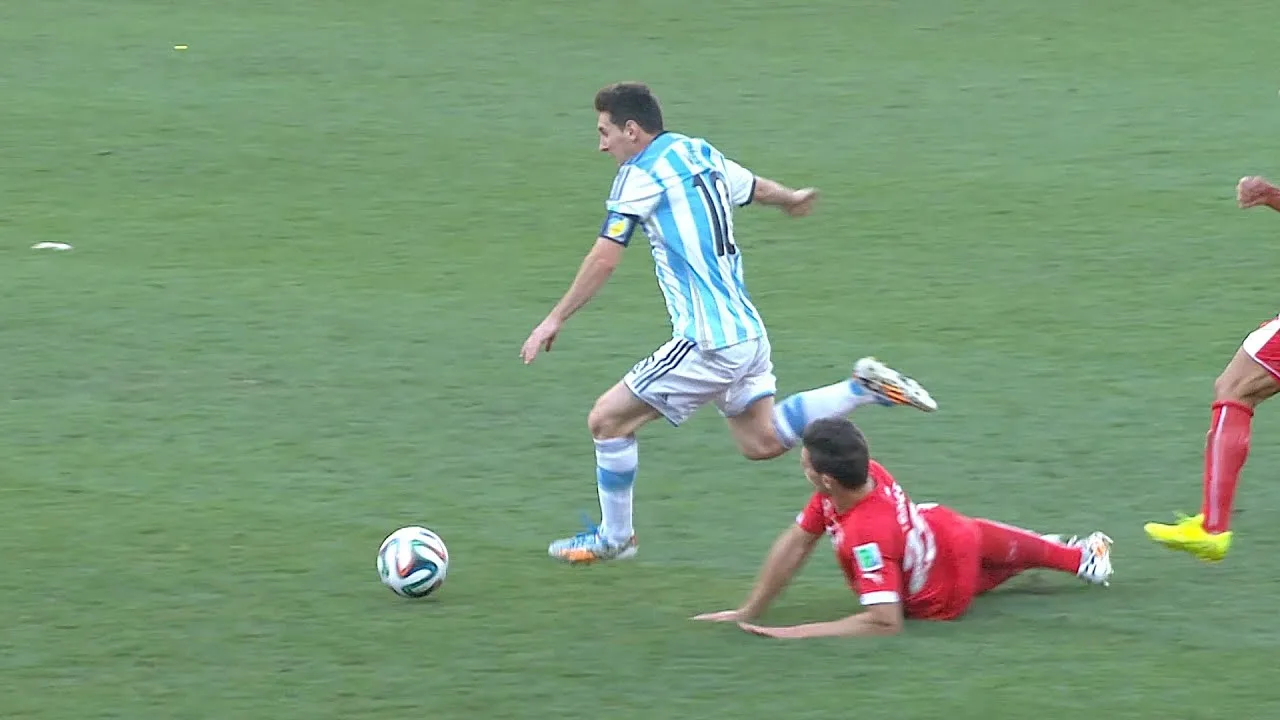 Lionel Messi vs Suisse (Coupe du monde 2014) Commentaire anglais – HD 1080i