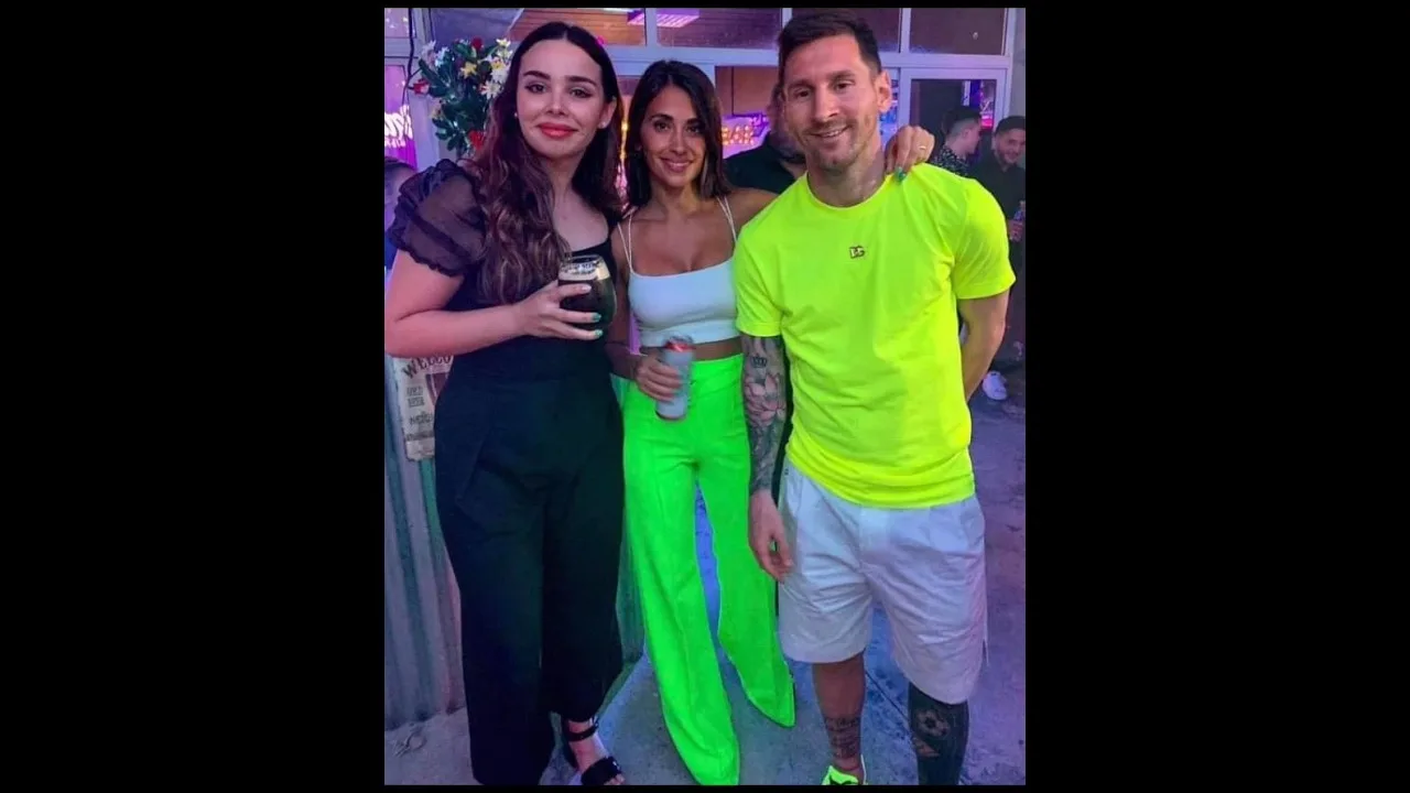 Leo Messi and Antonella roccuzzo with beautiful family and
