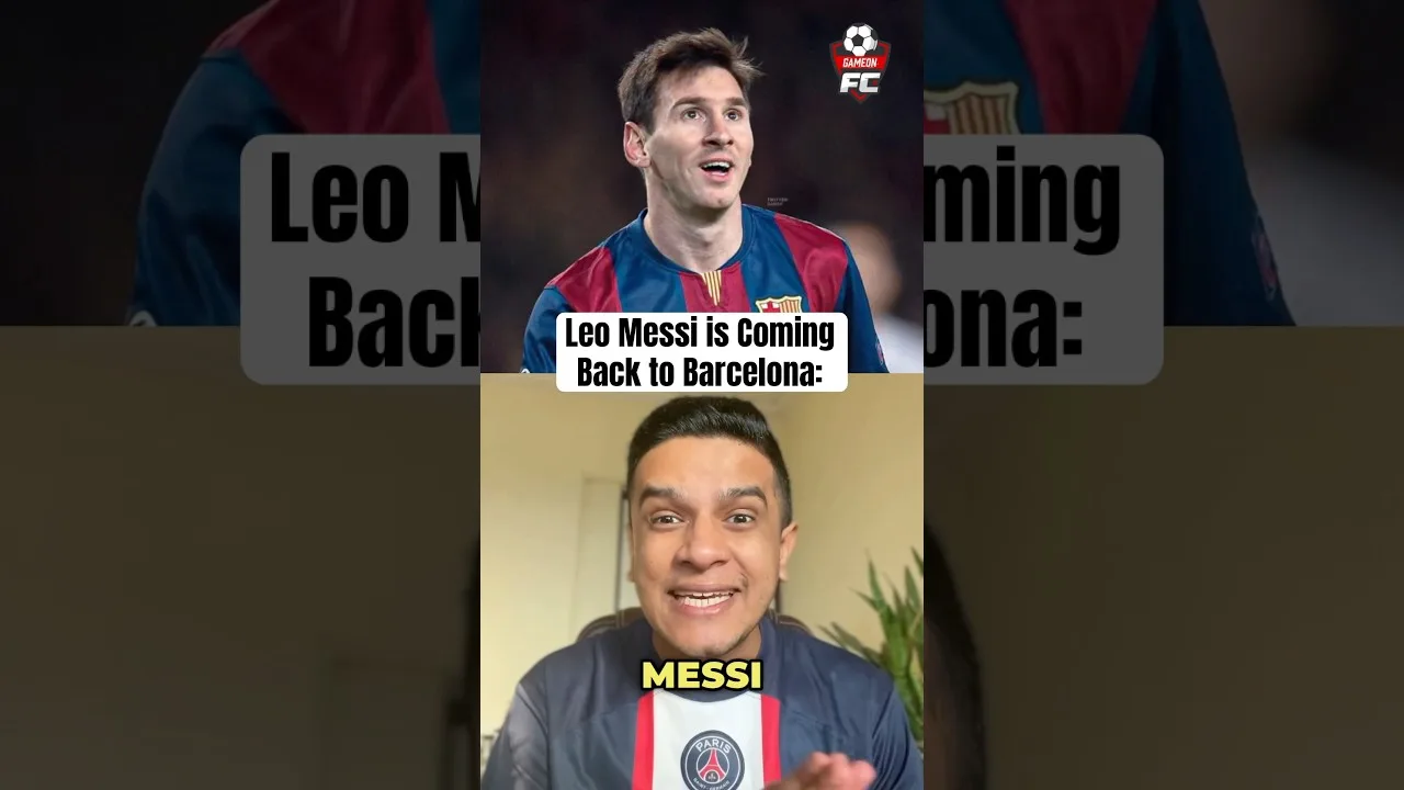 Messi is Coming Back to Barcelona 😱 #Messi #leomessi
