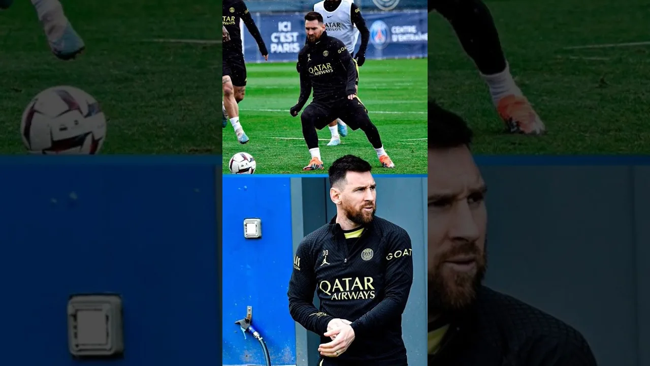 MESSI DÉPRIMÉ FUITE VIDÉO À L’ENTRAINEMENT ! #messi