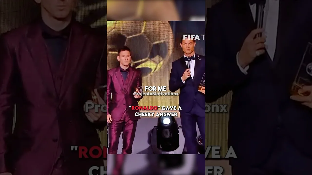Messi a dit cela devant Cristiano Ronaldo! 😱🥶 #Shorts