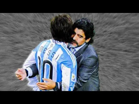 The Last Time Diego Maradona & Lionel Messi Met ! RIP