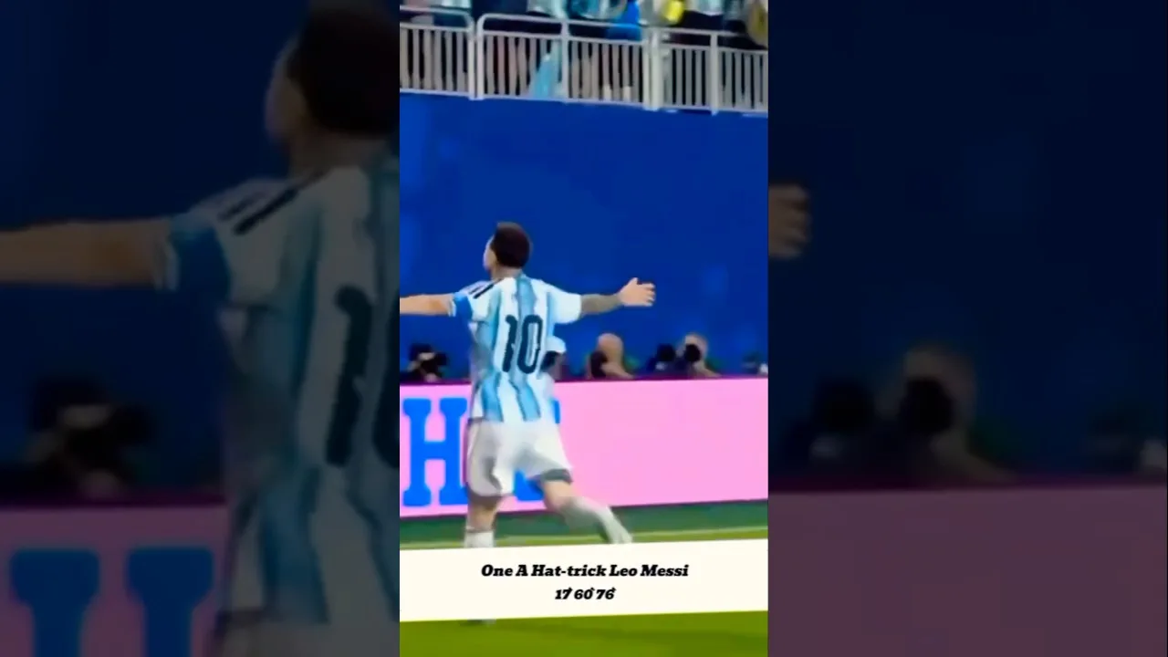 Un A Hat-trick Leo Messi176076Trois buts Un GOAT Leo Messi🔥 #shorts #fifaworldcup2026 #new #viral