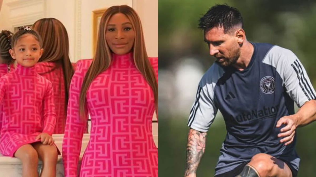 Serena Williams et sa fille Olympia marquent gros avec Hommage à l’Inter Miami dirigé par Lionel Messi-dirigée