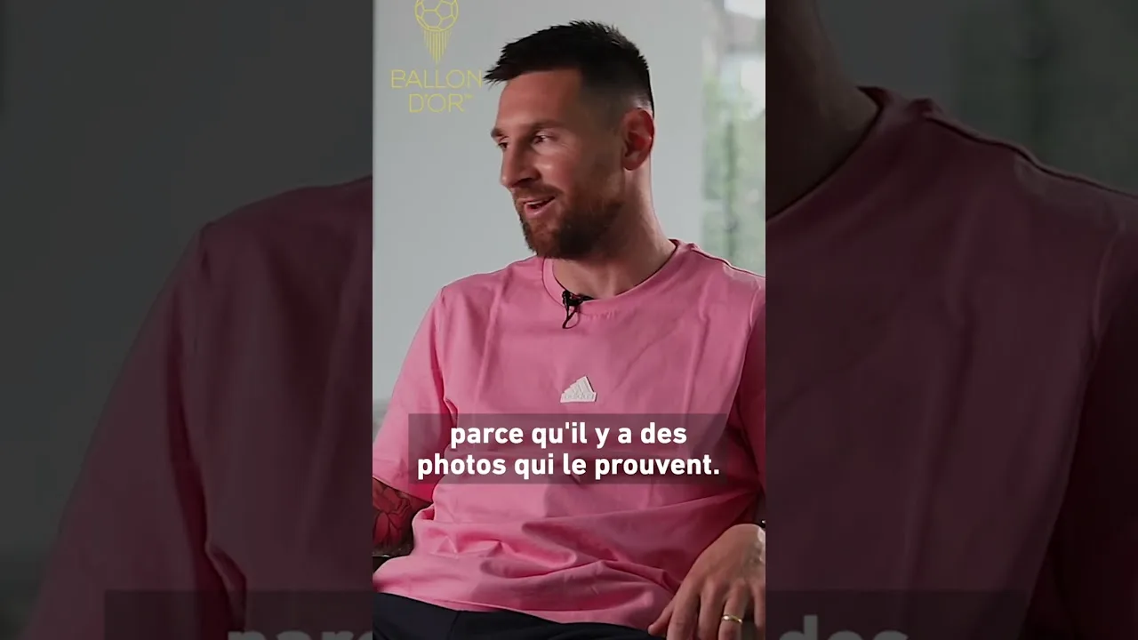 Le premier souvenir de Lionel Messi dans un stade de