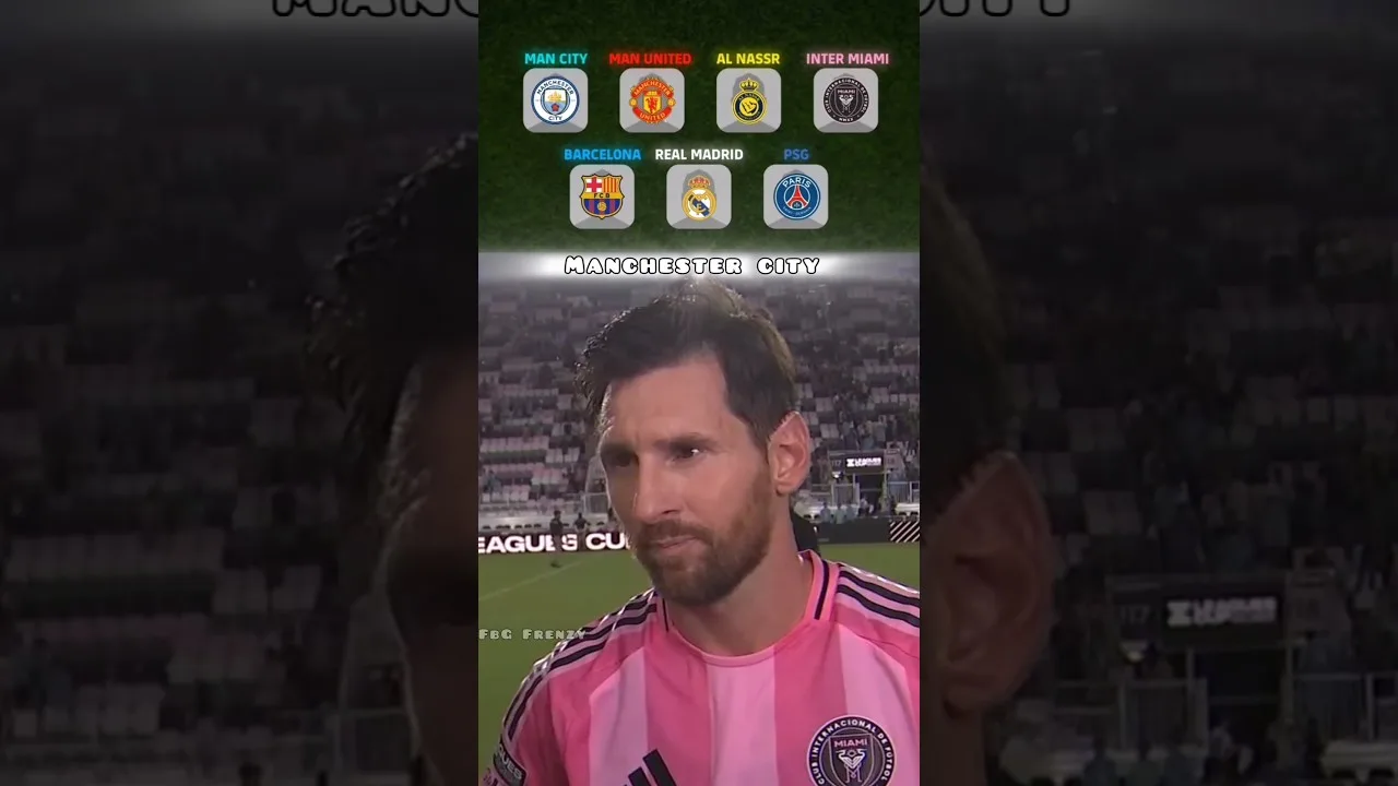 Leo Messi picking his favourite player from every club 🔥🔥#efootball2024 #efootball2025