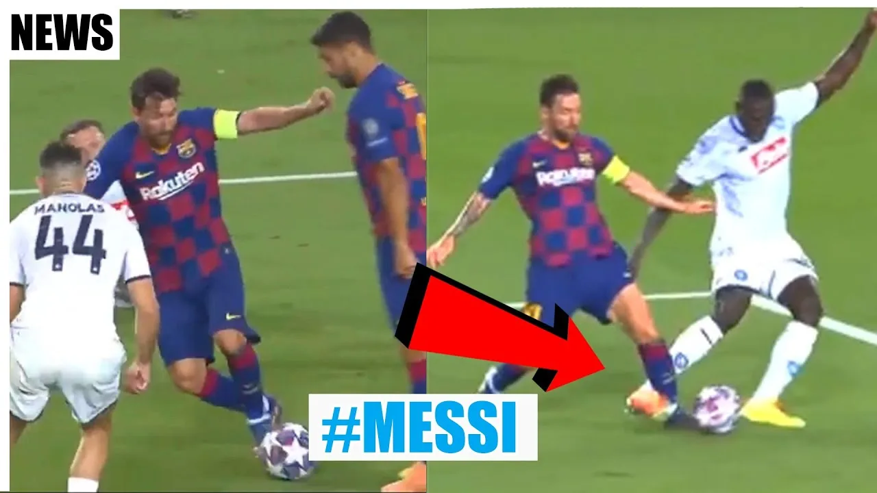Lionel MESSI vs NAPLES, un BUT ÉPIQUE mais il finit blessé à
