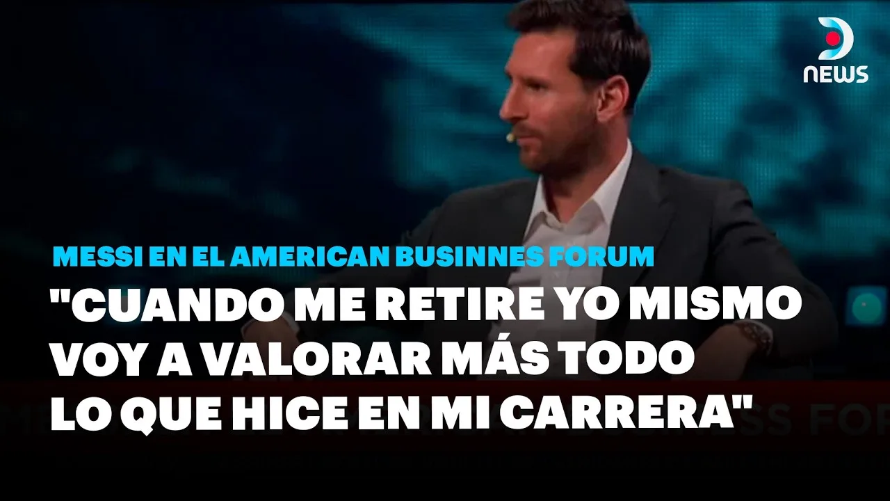 Leo Messi au American Business Forum | DActualités