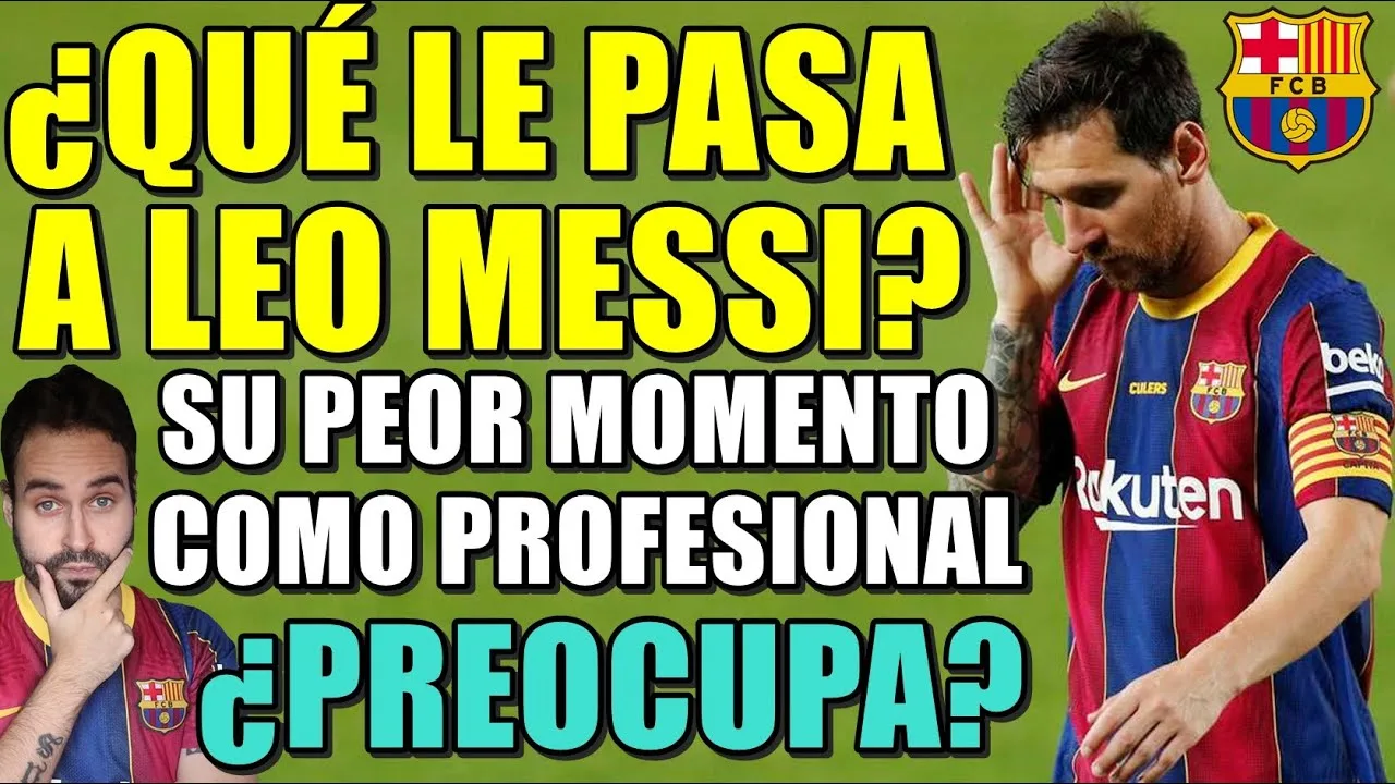 ¿QUÉ le PASA a LEO MESSI? – Sus PEORES NÚMEROS como