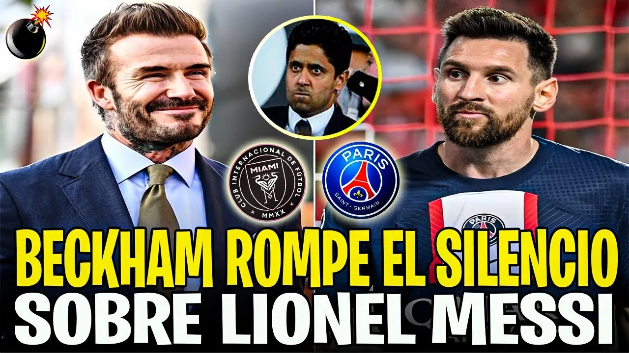 ¡URGENTE! ¡DAVID BECKHAM HACE UNA REVELACIÓN BOMBÁSTICA QUE