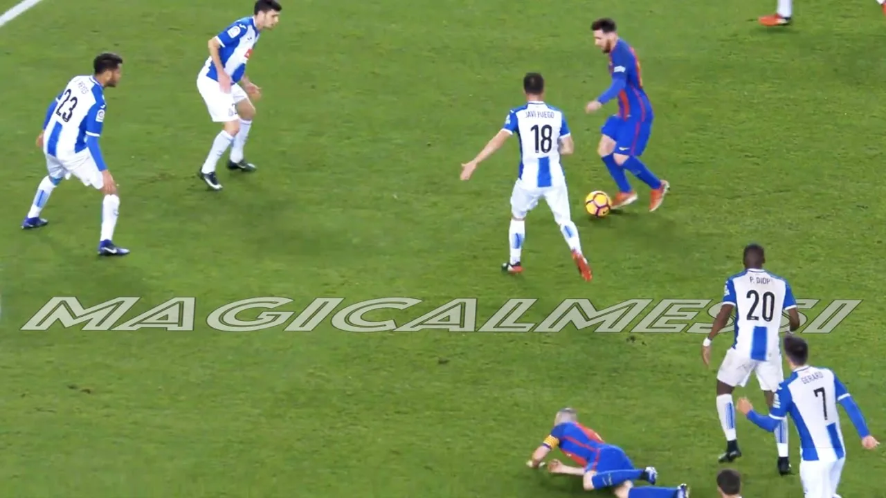 Lionel Messi vs 3 or More Players – No Goals – HD