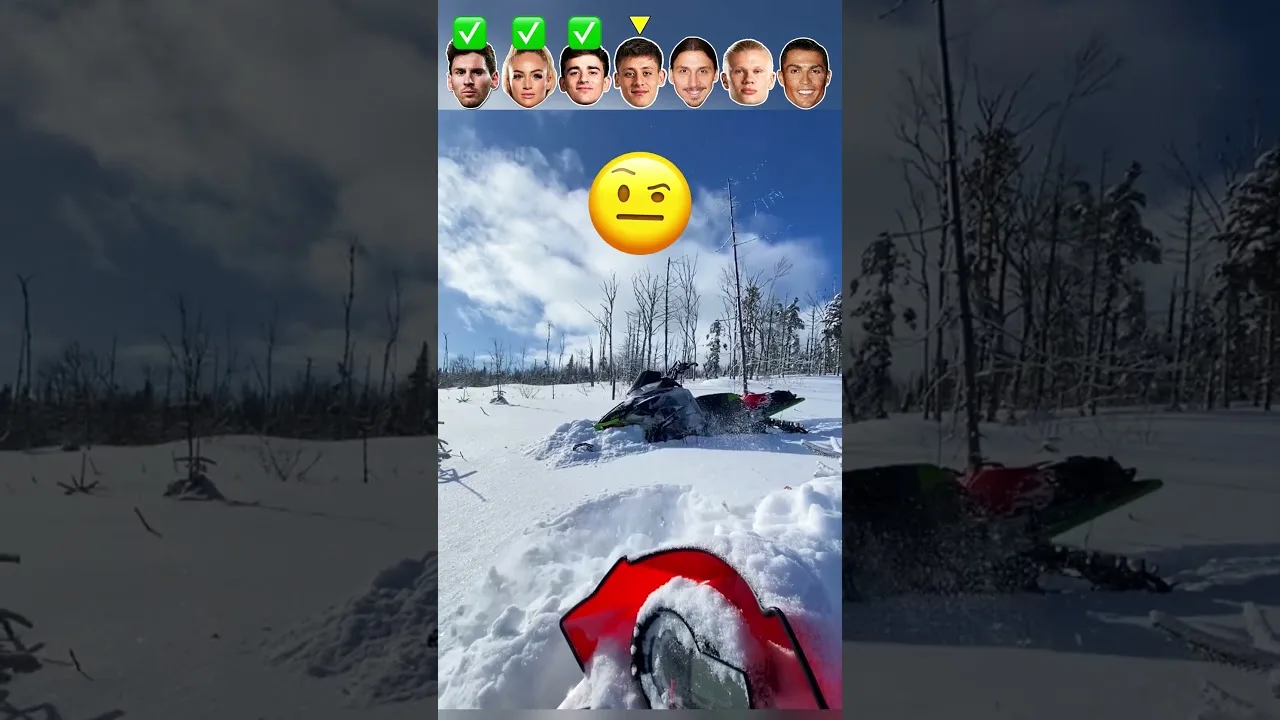 Messi vs Lehmann vs Gavi vs Güler vs Zlatan vs Haaland vs Ronaldo | Challenge de la neige