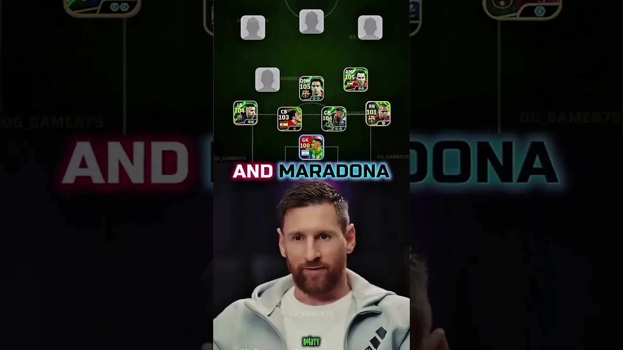 Tim skuat pilihan leo messi