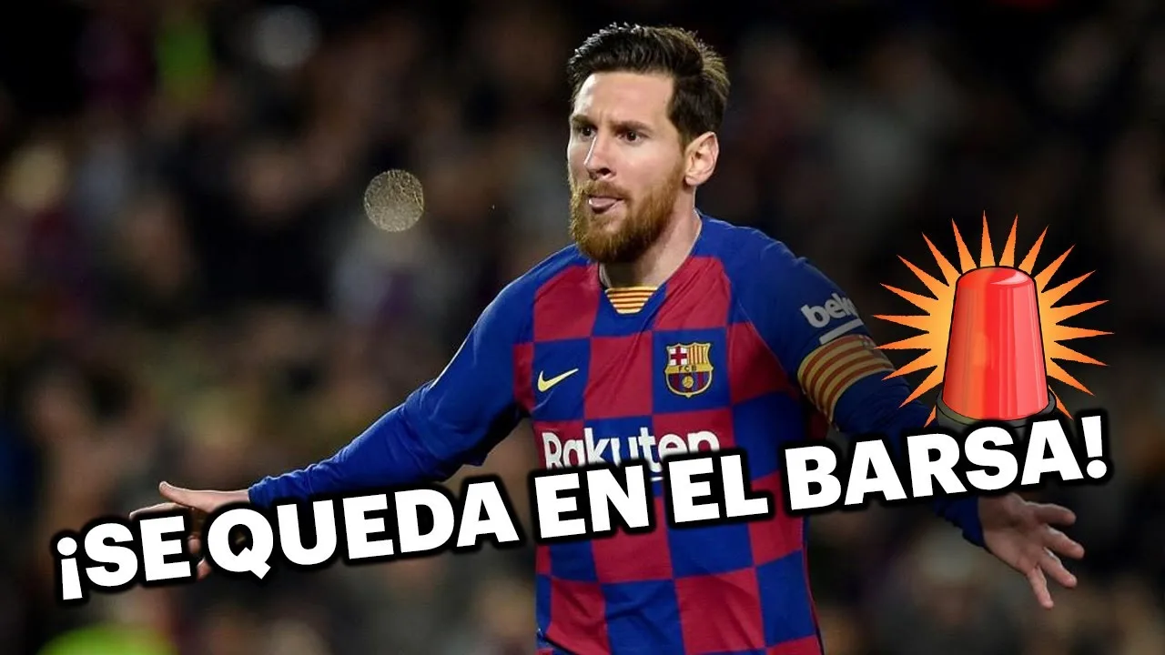 ¡LIONEL MESSI SE QUEDA  EN BARCELONA! 💣💣