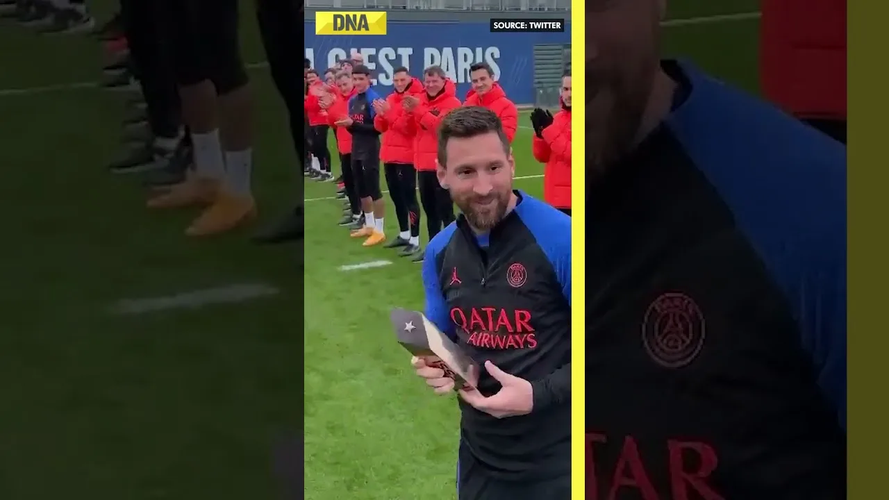 Moment: Lionel Messi receives Guard Of Honour upon PSG