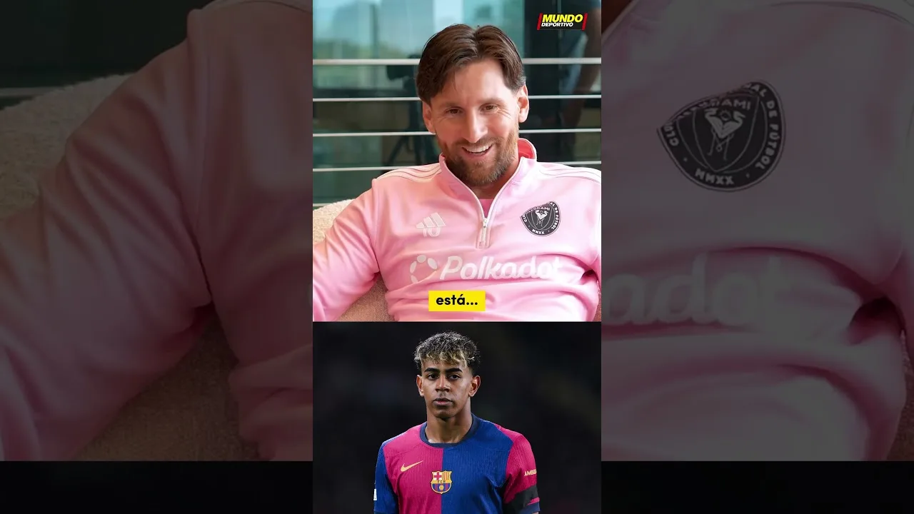 🤯 Messi dit cela de Lamine Yamal #shorts