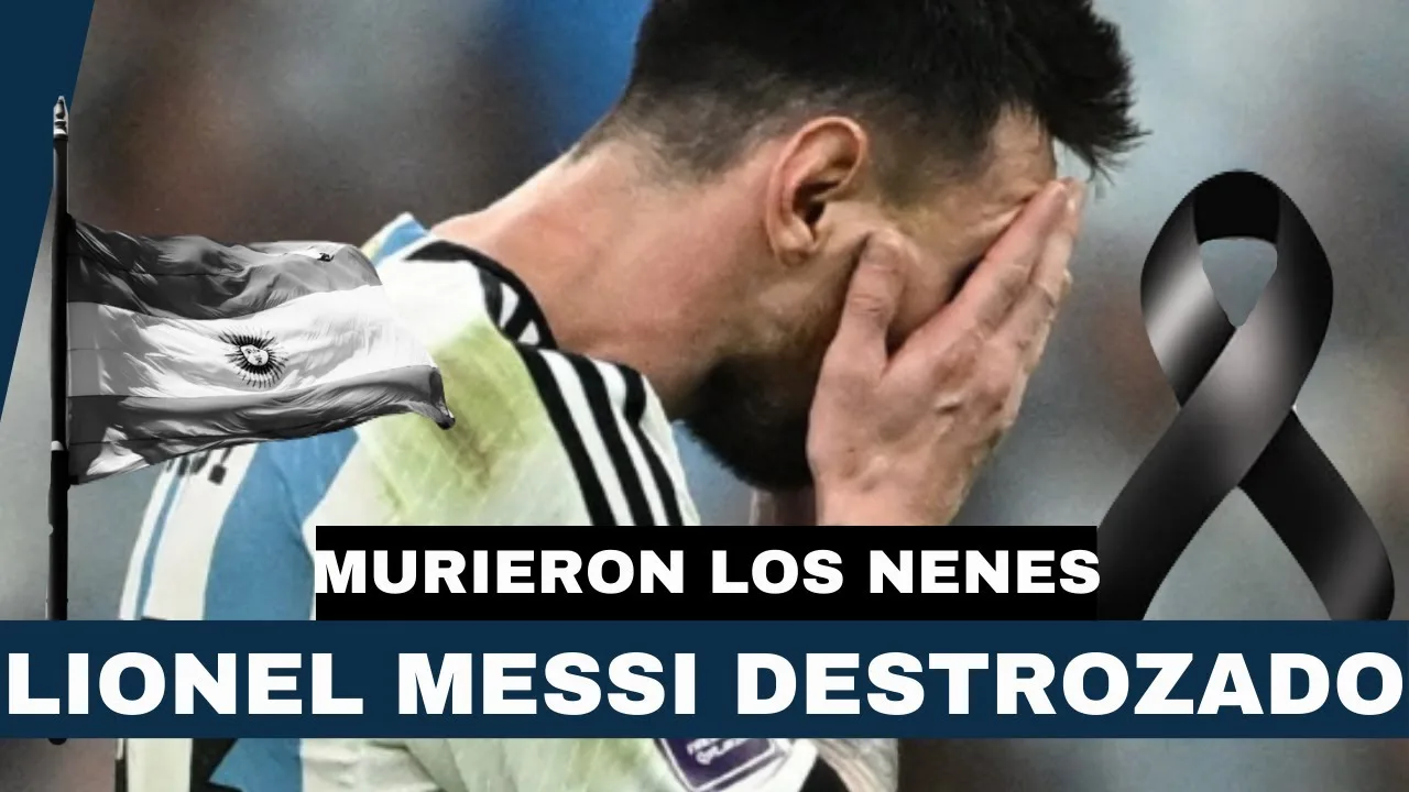 « LES ENFANTS SONT MORTS » Lionel Messi CRIS DE DOULEUR lors des ÉLIMINATOIRES COMPLETS POUR LA COUPE DU MONDE 2026