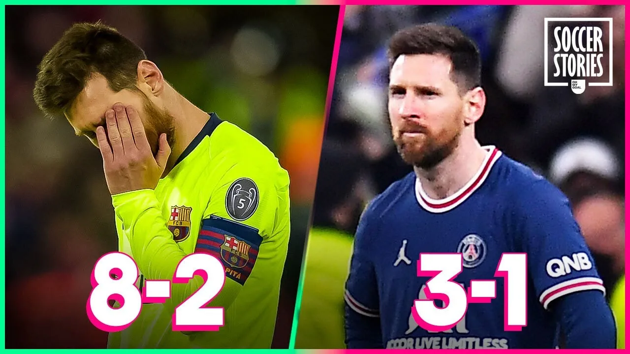The 5 Champions League humiliations suffered by Lionel Messi