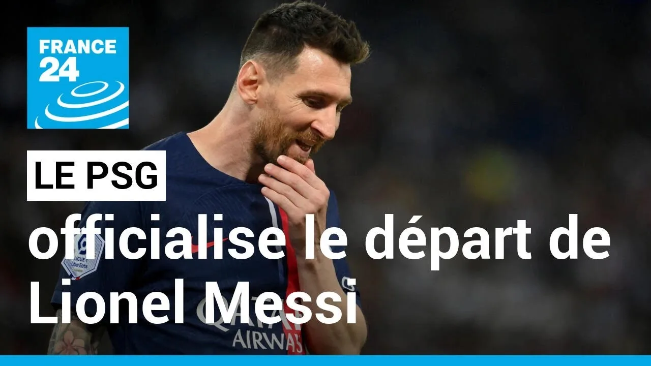 Le Paris Saint-Germain officialise le départ de Lionel