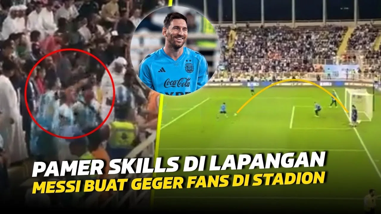 AUTO DISEMBAH FANSLihat Reaksi Penonton Saat Leo Messi