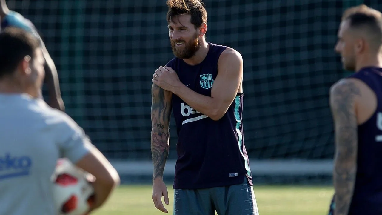 FC Barcelone – Lionel Messi a repris l'entraînement [HD