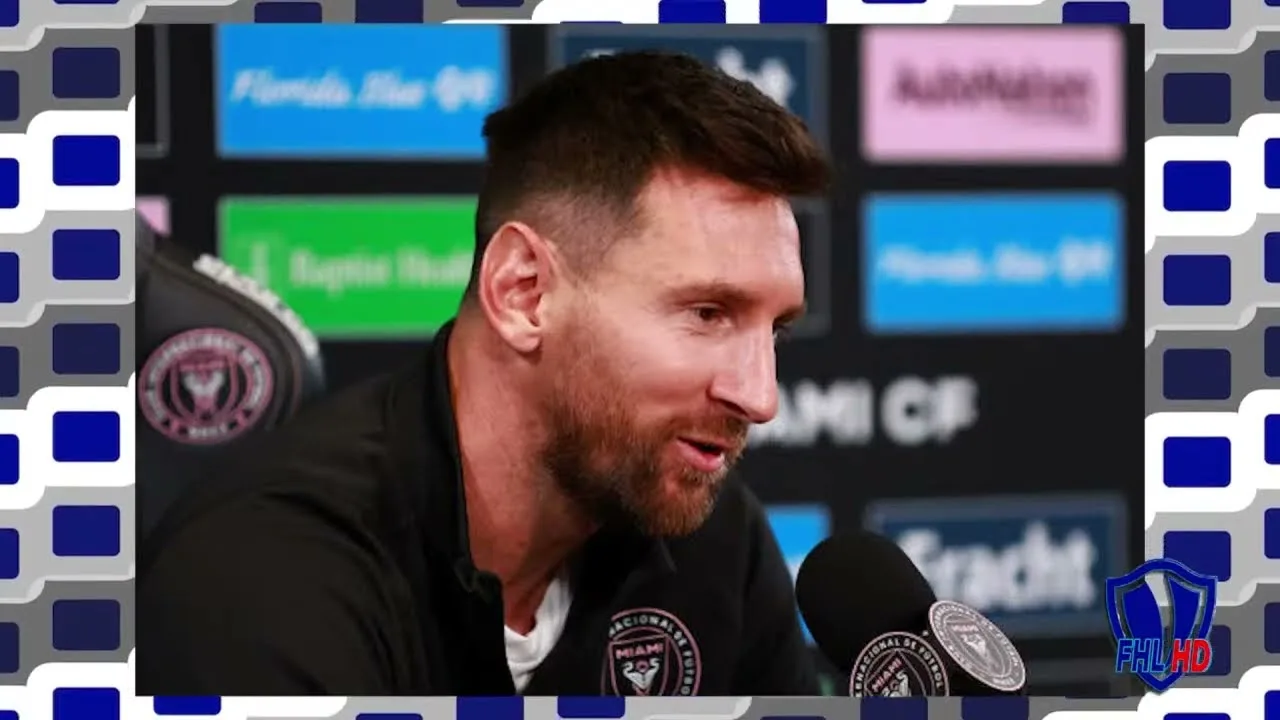 EXCLUSIVA Habla Leo Messi en Rueda de Prensa Por Primera
