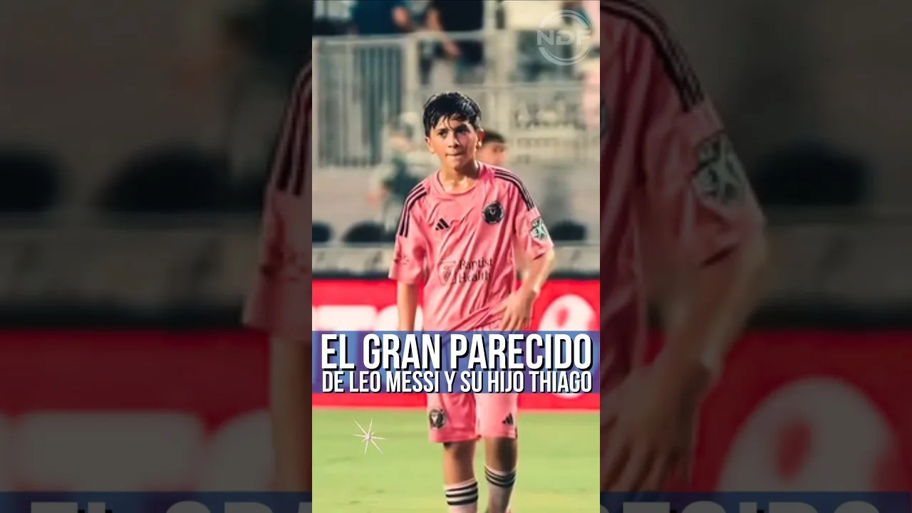 La grande ressemblance de Leo Messi et Thiago 😍