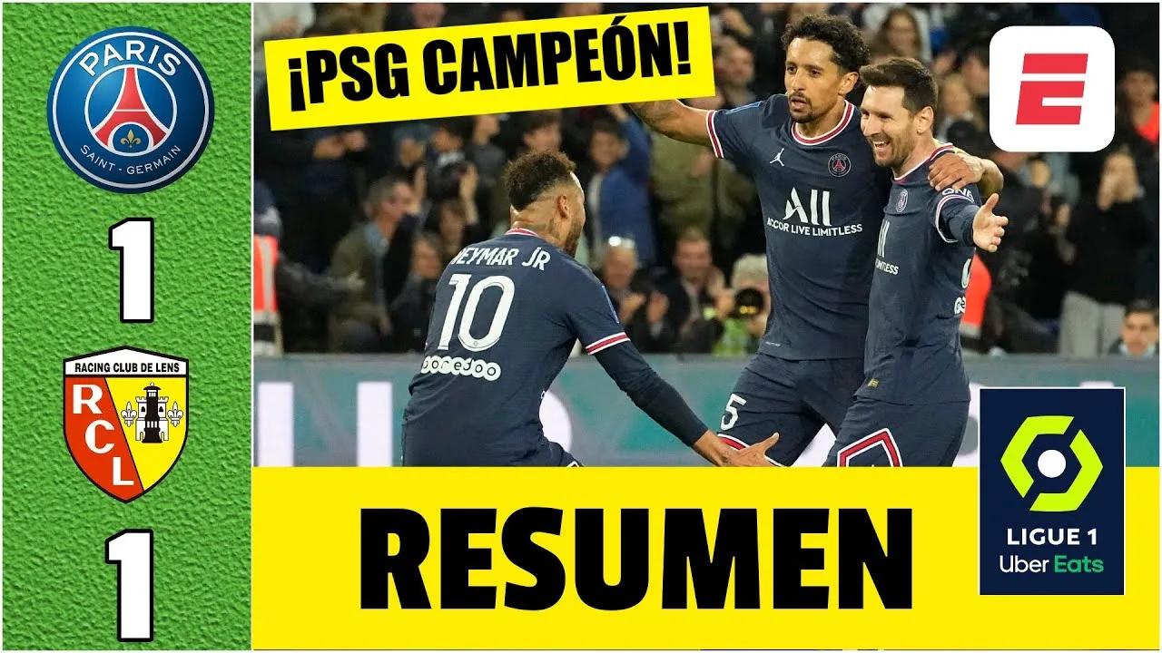 Con un GOLAZO de MESSI, el PSG se consagra CAMPEÓN EN