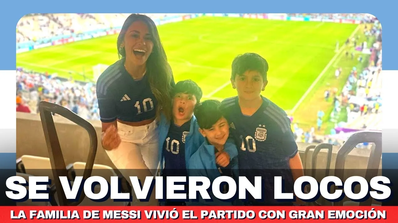 La INCREÍBLE REACCIÓN de la familia de LEO MESSI tras el